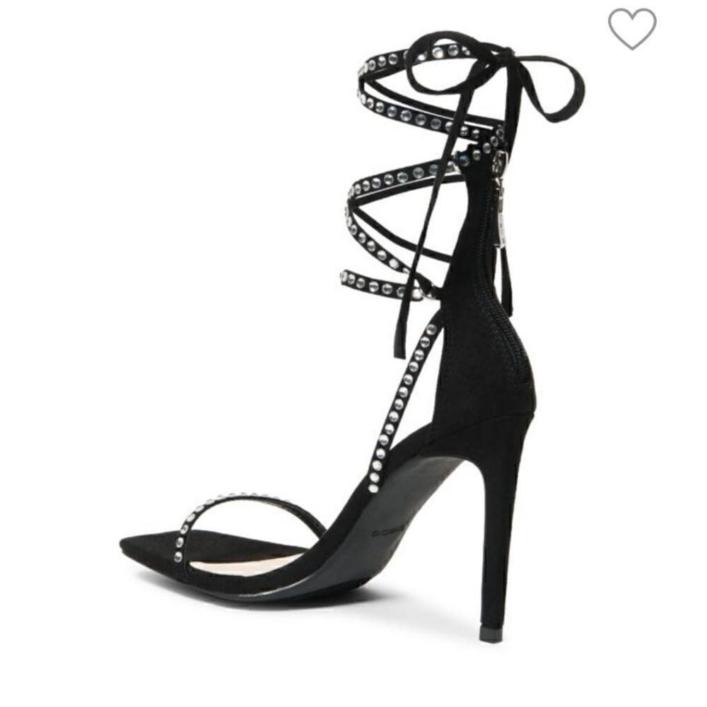 Sexy bebe Rhinestone Embellished size 9 Heels - Picture 6 of 12